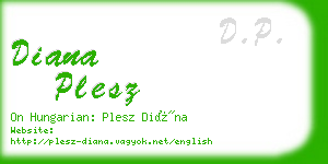 diana plesz business card